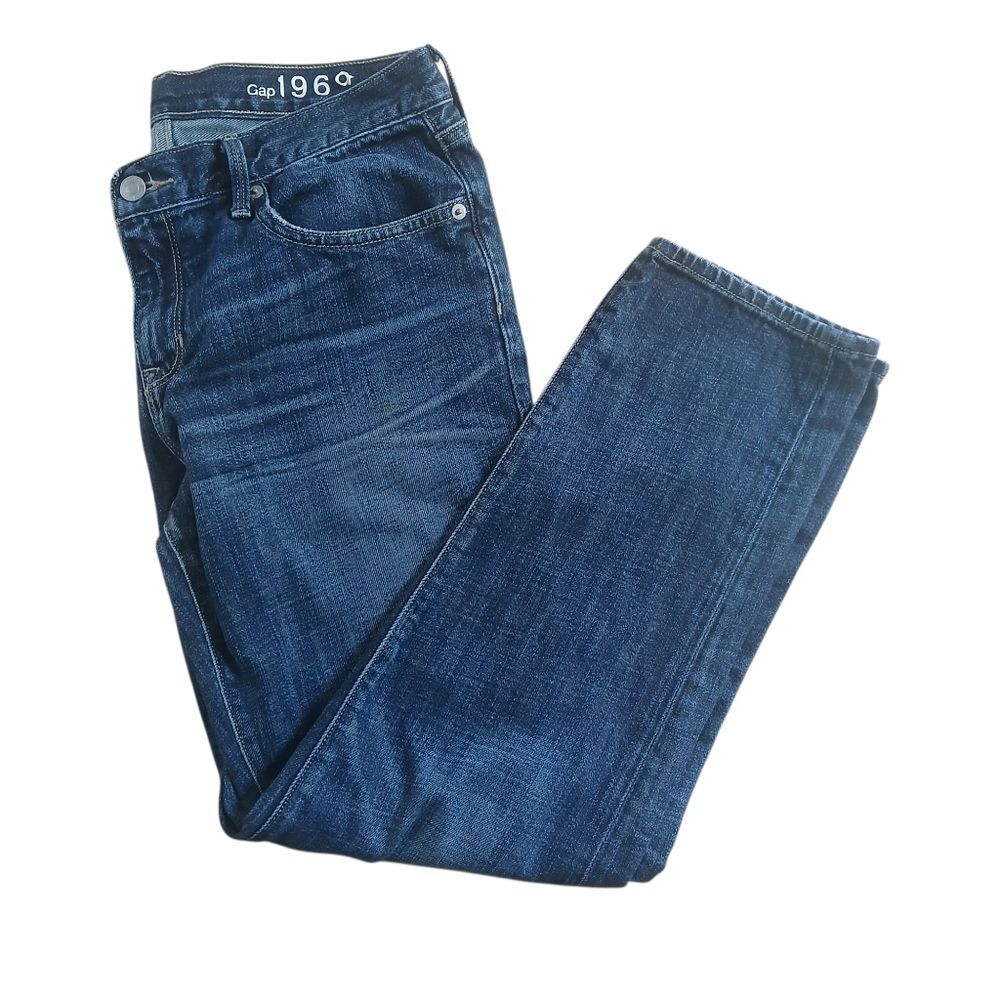 Classic Women's Rolled Cuff Jeans - Blue - Picture 3 of 12